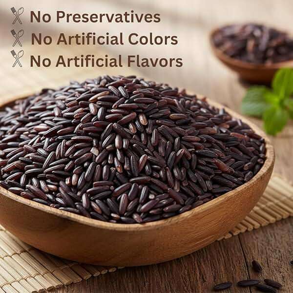 Organic Riceberry Rice 2 LB - Purple Thai Black Jasmine Whole Grain - Gluten Free High Fiber Superfood - Non-GMO Antioxidant Rich - Premium Gourmet Cooking Rice - Image 4