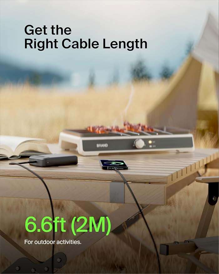 Belkin USB A to USB C Cable, 6.6ft, 15W - Type C Charger, iPhone Charger Cord for iPhone 16 & 15, Galaxy S25, Pixel 9, iPad Pro, Airpods Pro, Switch, CarPlay & More - Black - Image 7