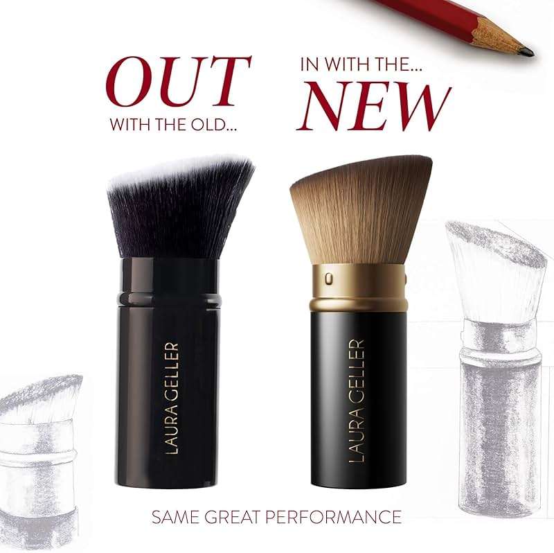 LAURA GELLER NEW YORK Cosmetic Professional Makeup Brushes - Cruelty-Free 02 Retractable Angled Kabuki Brush - Image 2