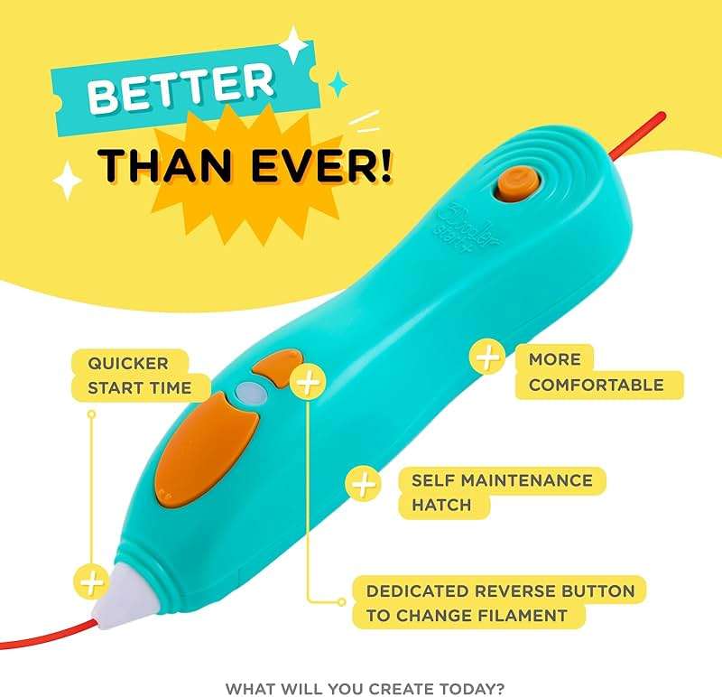 3Doodler Start+ Essentials 3D Pen Set for Kids, Easy to Use, Learn from Home Art, Educational STEM Toy for Boys & Girls Ages 6+ - Image 4