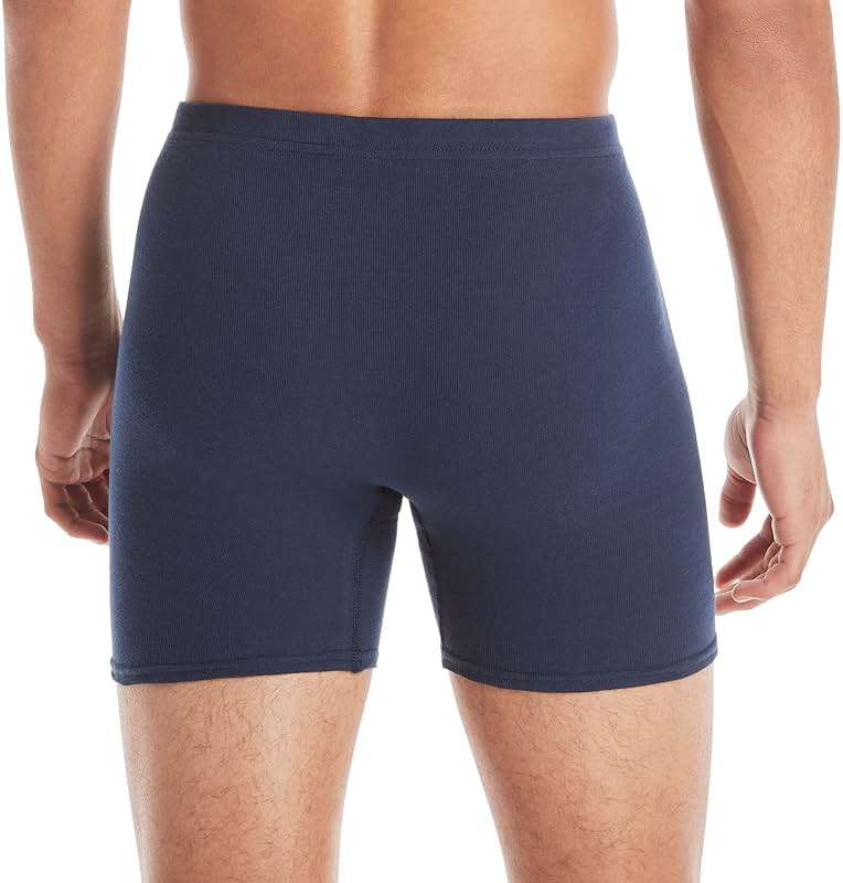Hanes Men's Underwear Boxer Briefs Pack, Moisture-wicking Underwear for Men, Breathable, Cool & Breathable Cotton - Image 3