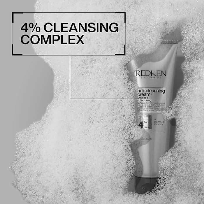 Redken Detox Hair Cleansing Cream Clarifying Shampoo For All Hair Types - Removes Buildup and Strengthens Hair Cuticle - Image 5