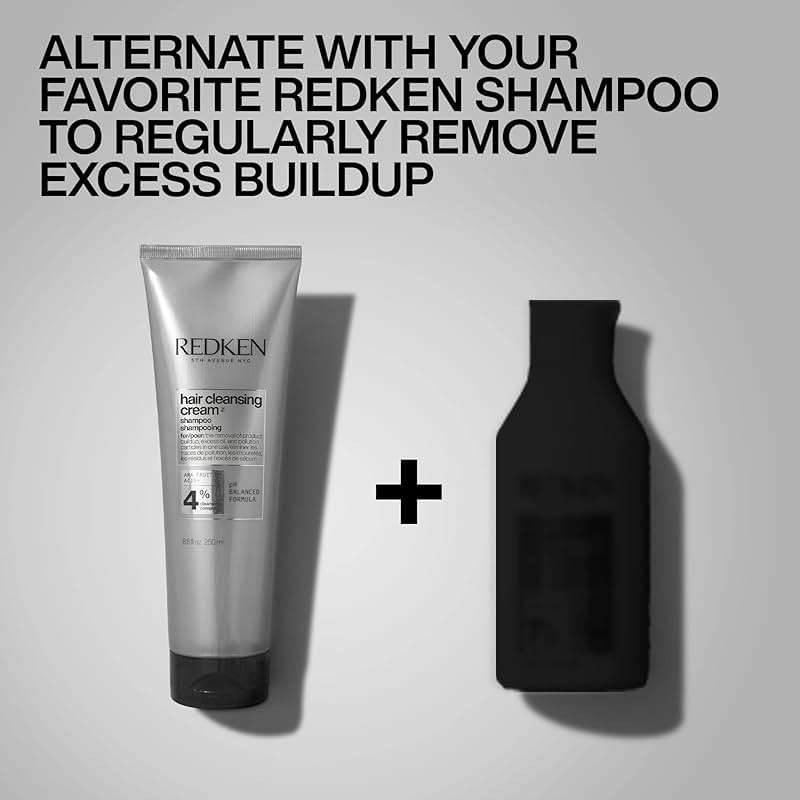 Redken Detox Hair Cleansing Cream Clarifying Shampoo For All Hair Types - Removes Buildup and Strengthens Hair Cuticle - Image 6