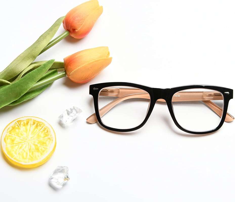 Eyekepper Readers Square Large Lenses Spring-Hinges Reading Glasses Women - Image 6