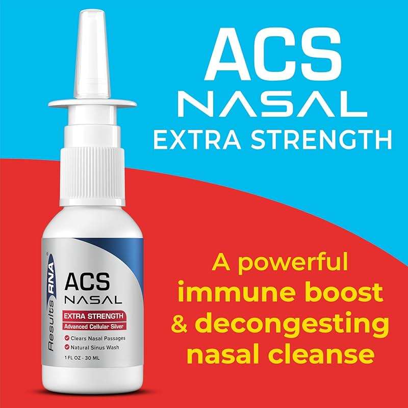 Results RNA - ACS 200 Nasal Extra Strength – The Most Effective Nasal Wash Available. Clears Nasal Passages Helping You Breathe Deeply, Day & Night. Clinically Proven (90 Servings) - Image 2