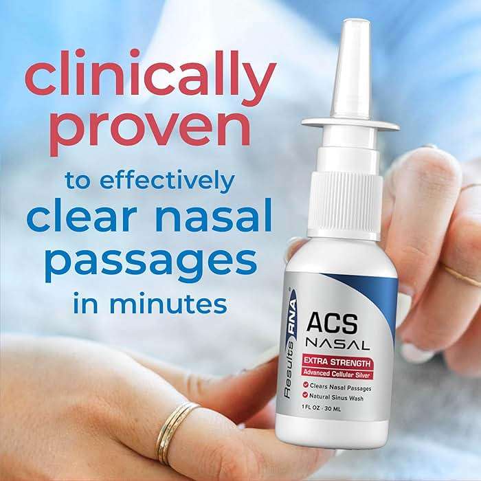 Results RNA - ACS 200 Nasal Extra Strength – The Most Effective Nasal Wash Available. Clears Nasal Passages Helping You Breathe Deeply, Day & Night. Clinically Proven (90 Servings) - Image 3