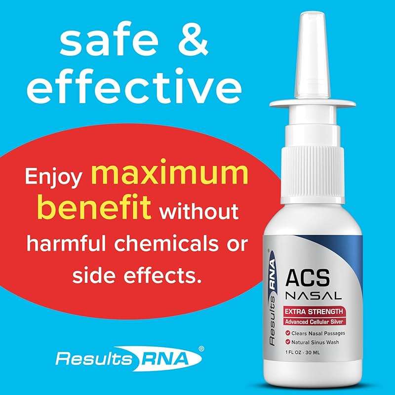 Results RNA - ACS 200 Nasal Extra Strength – The Most Effective Nasal Wash Available. Clears Nasal Passages Helping You Breathe Deeply, Day & Night. Clinically Proven (90 Servings) - Image 6