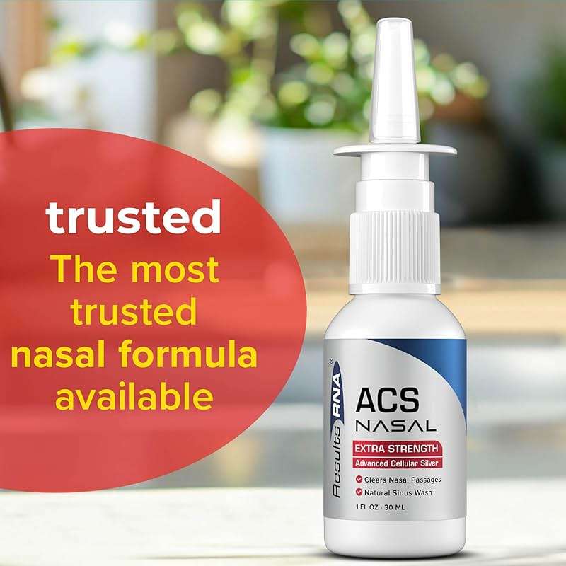 Results RNA - ACS 200 Nasal Extra Strength – The Most Effective Nasal Wash Available. Clears Nasal Passages Helping You Breathe Deeply, Day & Night. Clinically Proven (90 Servings) - Image 7