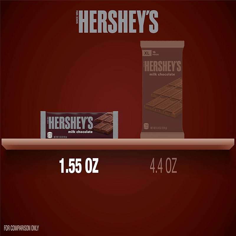 HERSHEY'S Milk Chocolate Candy Bars, 1.55 oz (36 Count) - Image 3