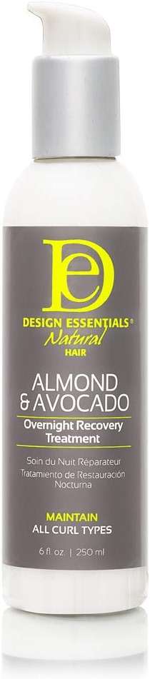 Design Essentials Natural Almond & Avocado Overnight Recovery Treatment, 6 Fl Oz - Image 1