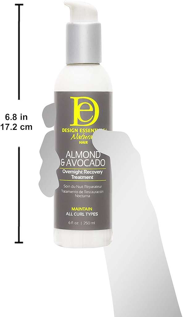 Design Essentials Natural Almond & Avocado Overnight Recovery Treatment, 6 Fl Oz - Image 2