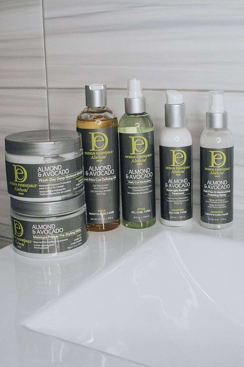Design Essentials Natural Almond & Avocado Overnight Recovery Treatment, 6 Fl Oz - Image 5