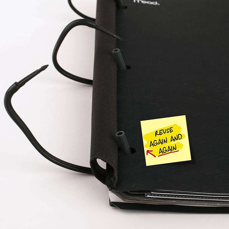 Five Star Flex Refillable Notebook + Study App, College Ruled Paper and 1-1/2 Inch TechLock Ring Binder with Pockets, Tabs and Dividers, 300 Sheet Capacity, Black (29324AA2) - Image 6