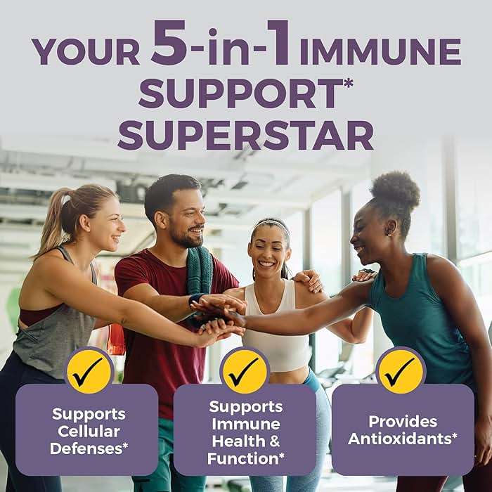 Viva Naturals Elderberry with Vitamin C and Zinc for Adults - 5 in 1 Sambucus Black Elderberry Capsules with Vitamin D3 5000 IU Immunity Supplement, Sambucus Elderberry Immune Support Supplement - Image 6