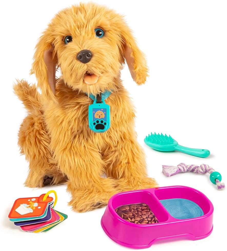 My Fuzzy Friends Sky Rocket Moji Interactive Labradoodle - Image 1