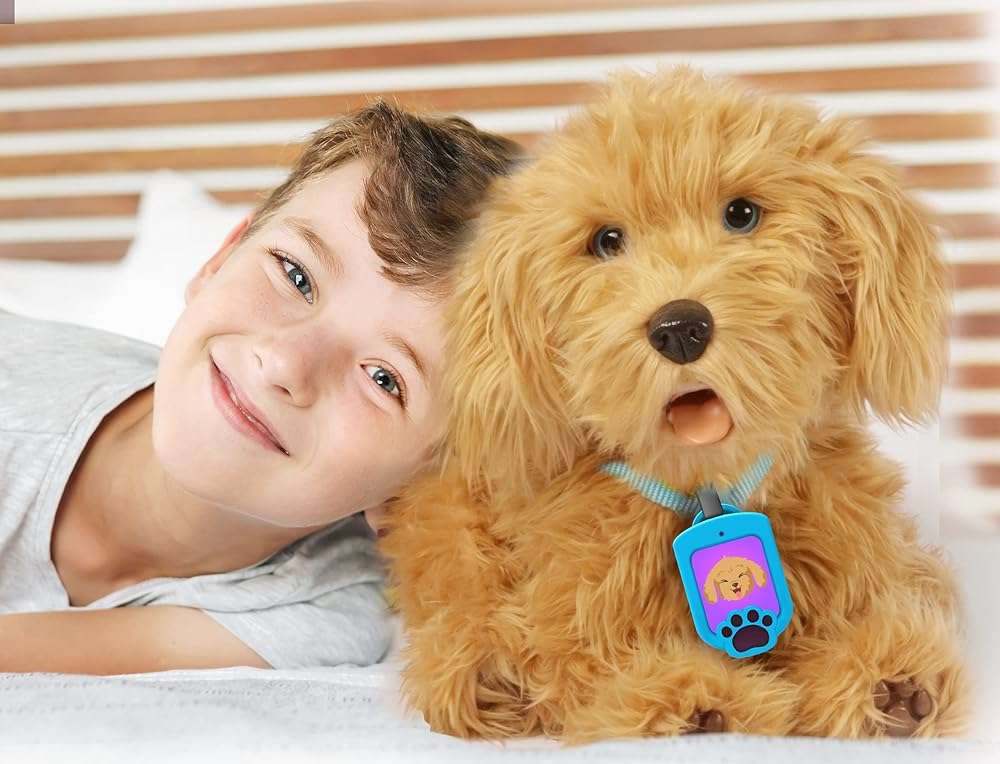 My Fuzzy Friends Sky Rocket Moji Interactive Labradoodle - Image 2