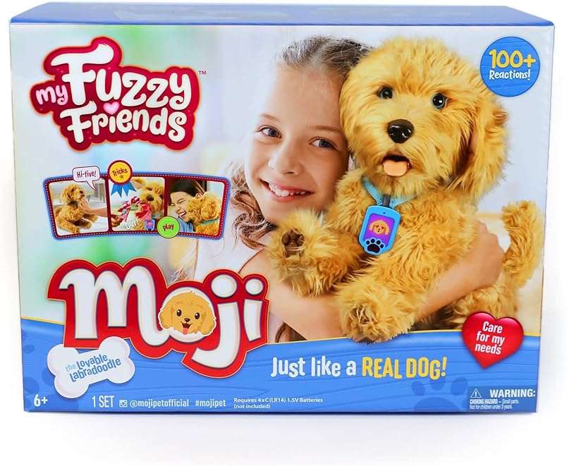 My Fuzzy Friends Sky Rocket Moji Interactive Labradoodle - Image 3