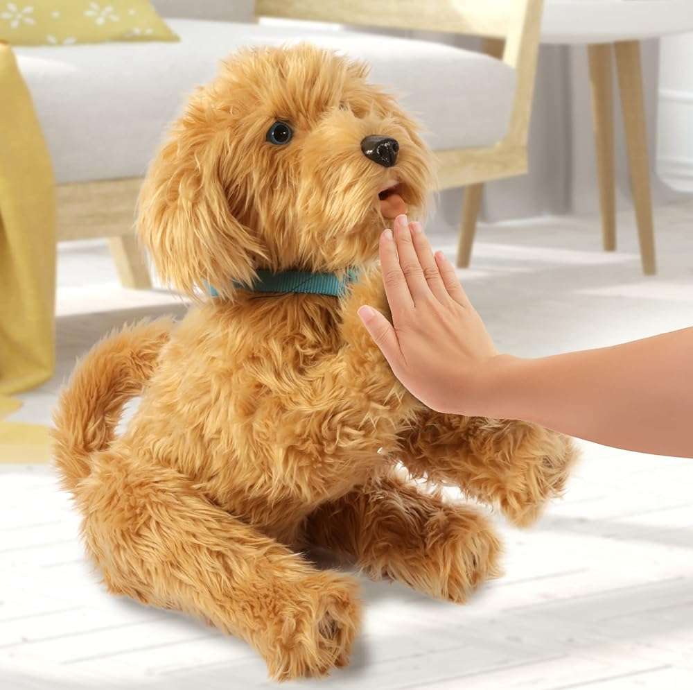 My Fuzzy Friends Sky Rocket Moji Interactive Labradoodle - Image 5