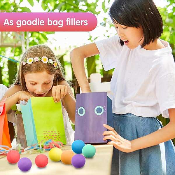 Gejoy 24 Pieces Soft Foam Balls Bulk Lightweight Mini Balls for Safe Indoor Toys Fun Assorted Colors Sponge Balls Birthday Party Favors Bag Gifts for Boys and Girls - Image 6