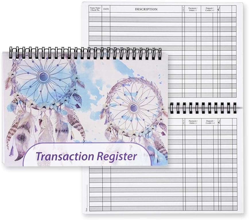 Top Spiral Bound Dream Catcher Checkbook/Transaction Register - Image 4