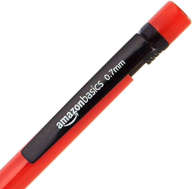 Amazon Basics Mechanical Pencils 0.7mm for Writing, Drawing, School and Office Supplies, with Eraser, Multicolor, 48-Pack - Image 5