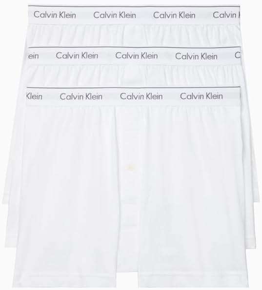 Calvin Klein Men's Cotton Classics 3-Pack Knit Boxer - Image 1