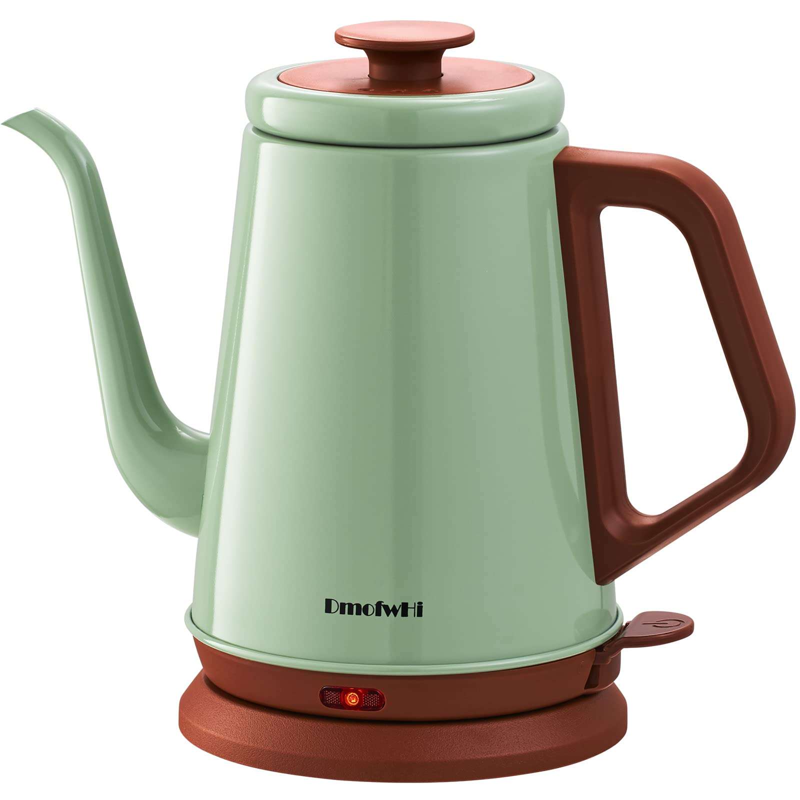 DmofwHi Gooseneck Electric Kettle(1.0L), 100% Stainless Steel BPA Free Classic Pour Over Coffee Kettle | Tea Kettle - Green - Image 1