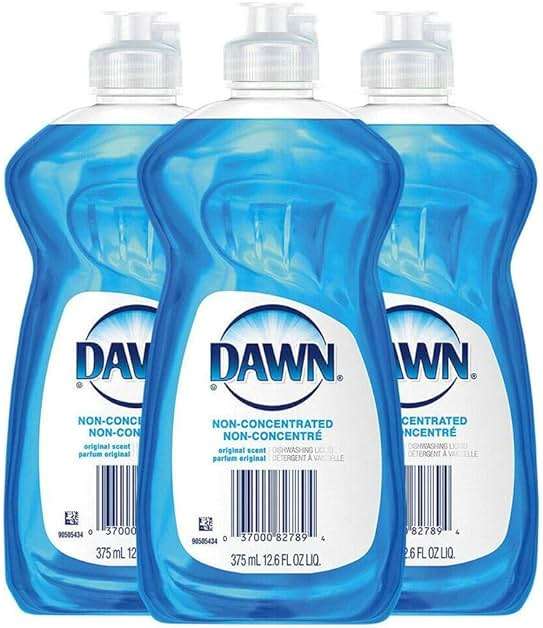 Dawn Non Concentrated Original Dishwashing Liquid, 12.6 Fluid Ounce 3 per Order - Image 1