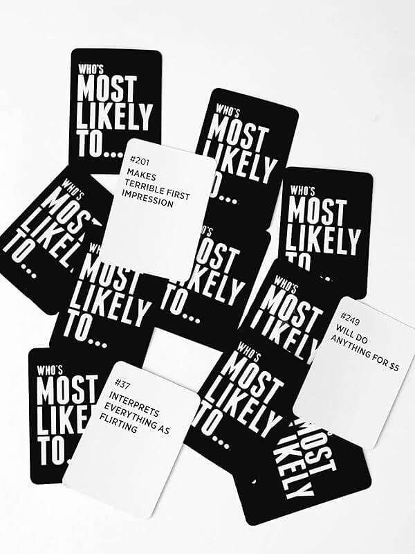 DSS Games Who's Most Likely to...Kinda Clean Family Edition [A Party Game | Great for Adults & Teens | Game Nights & Big Groups] - Image 4