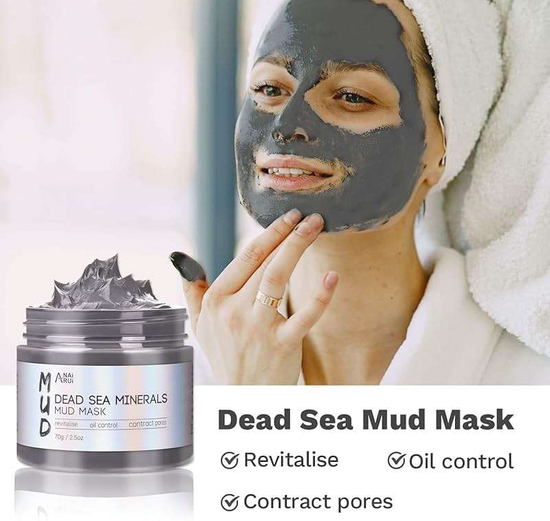 ANAI RUI 3 Pcs Face Mask Set - Turmeric Clay Mask - Green Tea Face Mask - Dead Sea Mud Mask for Oily Skin, Blackheads & Pores -Spa Gift Set Self Care for Women Teens 2.5 oz Each - Image 5