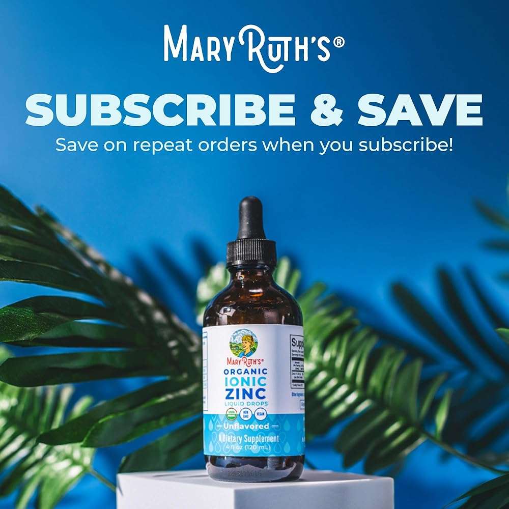 MaryRuth's Organic Liquid Zinc Supplement for Kids & Adults | Immune Support | Skin Health | Antioxidant | Cellular Metabolism | Zinc Sulfate | Vegan | Non-GMO | Sugar Free | Gluten Free | 4 oz - Image 6