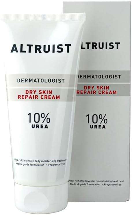 ALTRUIST. Dermatologist Dry Skin Repair Cream 10% Urea – Medical grade moisturiser with Glycerin and Urea by Dr Andrew Birnie, suitable for sensitive skin – 200 ml - Image 1