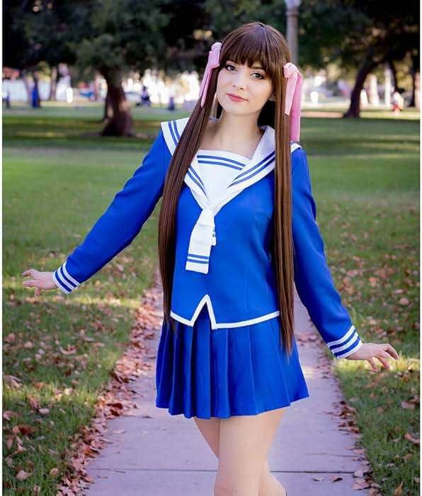 Nuoqi Tohru Honda Cosplay Costume Fruits Basket Tohru Cosplay Uniform Outfit - Image 2