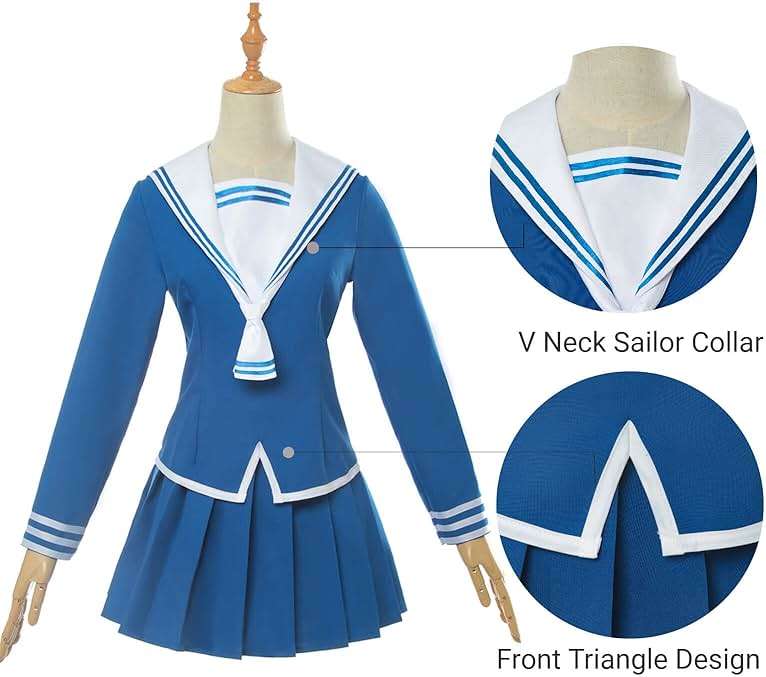 Nuoqi Tohru Honda Cosplay Costume Fruits Basket Tohru Cosplay Uniform Outfit - Image 3