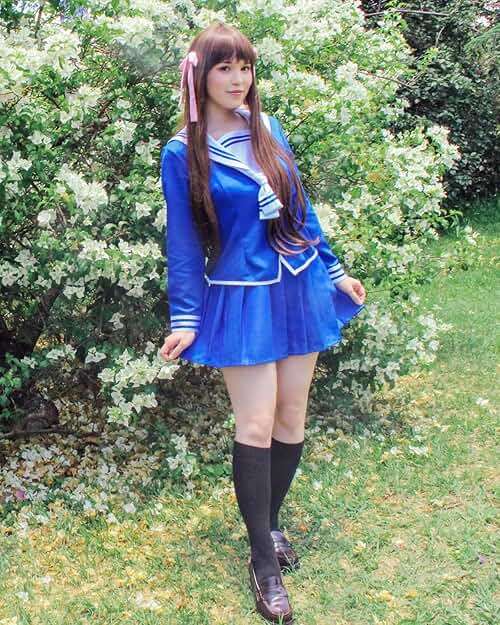 Nuoqi Tohru Honda Cosplay Costume Fruits Basket Tohru Cosplay Uniform Outfit - Image 6