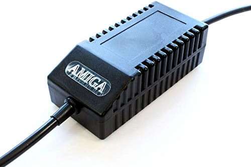 Amiga 500 PSU Modern Black US - Replacement Amiga 500 Power Supply, US Plug - Image 1