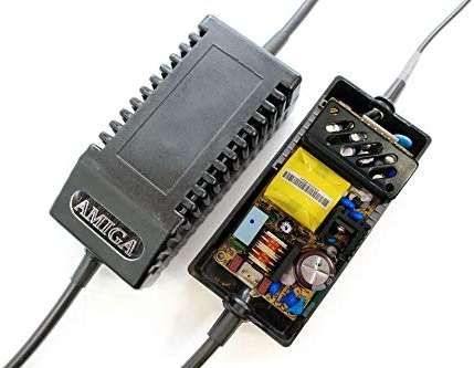 Amiga 500 PSU Modern Black US - Replacement Amiga 500 Power Supply, US Plug - Image 5