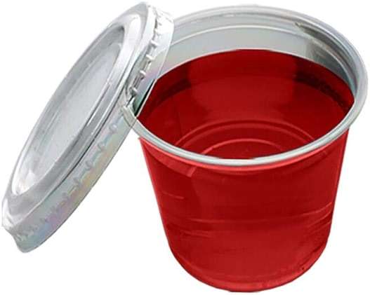 Party Essentials Squeezable Plastic Gelatin/Jello Shot Glasses/Portion Souffle Cups/Condiment Sauce Containers with Lids, 100 Sets, 2 oz. Clear - Image 1