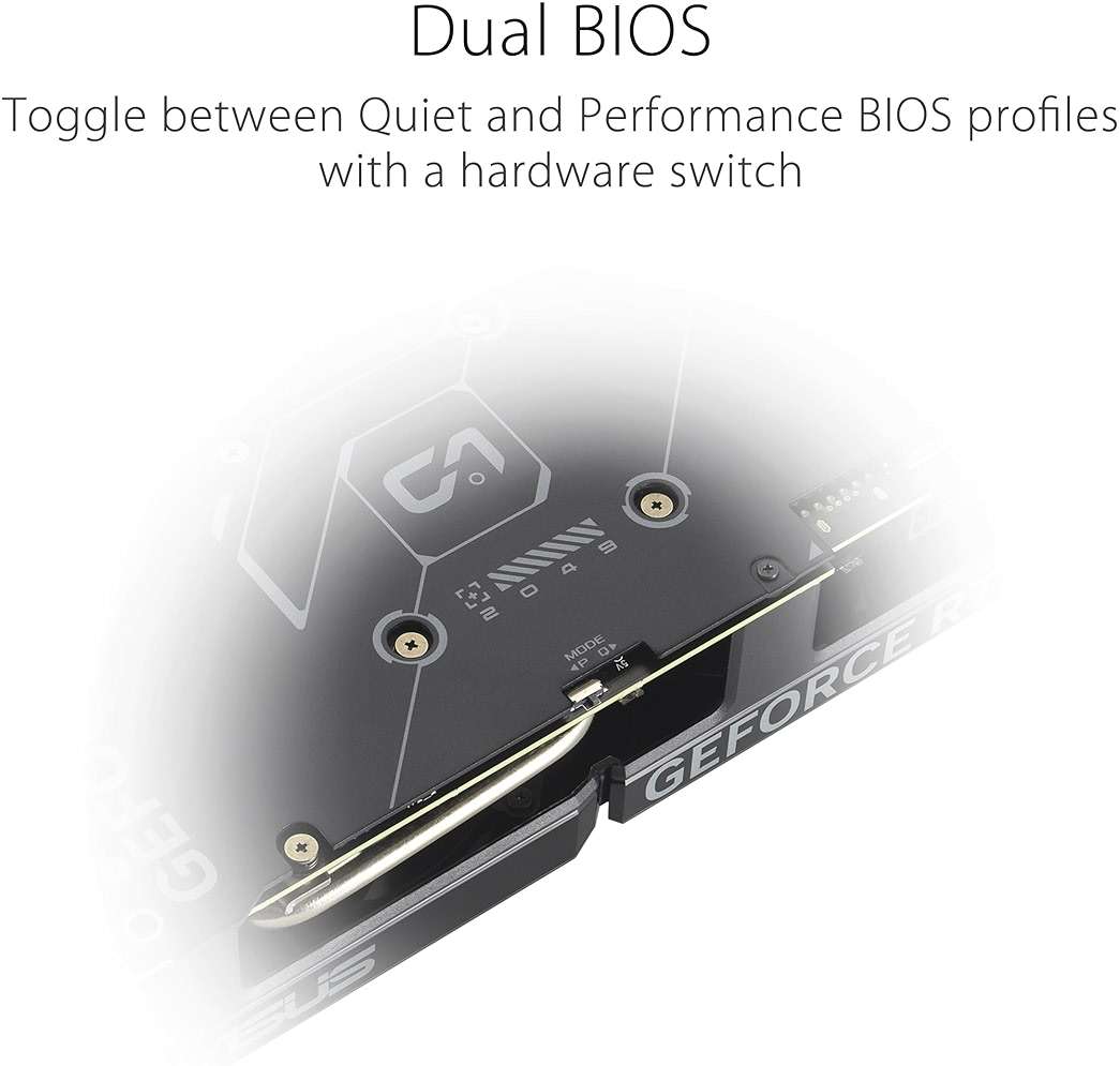 ASUS Dual GeForce RTX 4060 EVO OC Edition 8GB GDDR6 (PCIe 4.0, 8GB GDDR6, DLSS 3, HDMI 2.1a, DisplayPort 1.4a, Axial-Tech Fan Design, 0dB Technology, Dual BIOS, Auto-Extreme Technology) - Image 5