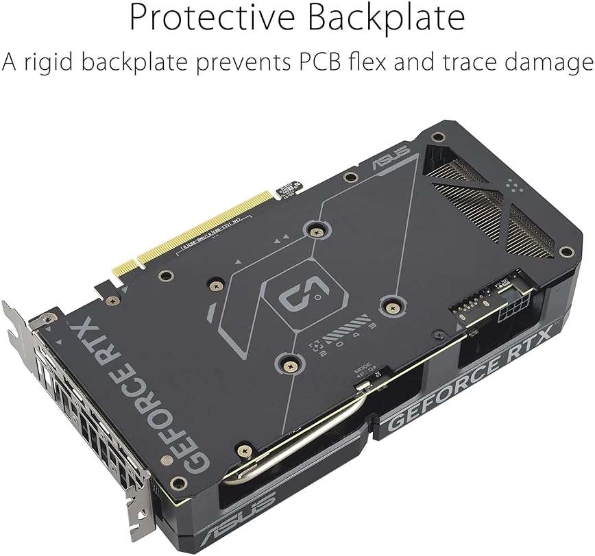 ASUS Dual GeForce RTX 4060 EVO OC Edition 8GB GDDR6 (PCIe 4.0, 8GB GDDR6, DLSS 3, HDMI 2.1a, DisplayPort 1.4a, Axial-Tech Fan Design, 0dB Technology, Dual BIOS, Auto-Extreme Technology) - Image 6
