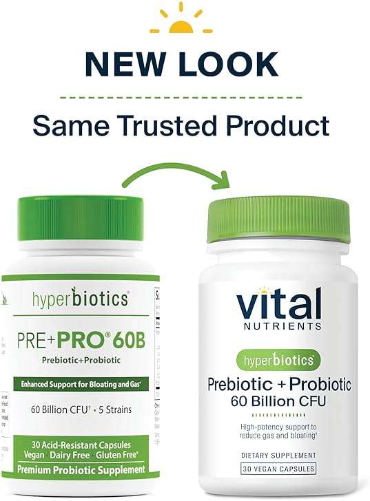Hyperbiotics Vital Nutrients Prebiotic and Probiotic for Women and Men | 60 Billion CFU | Pre and Probiotics Supports Digestive Health, Constipation, Diarrhea, Gas & Bloating* | 30 Vegan Capsules - Image 9