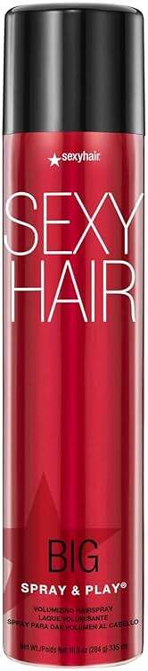 SexyHair Big Spray & Play Volumizing Hairspray | Hold and Shine | Up to 72 Hour Humidity Resistance | All Hair Types - Image 1