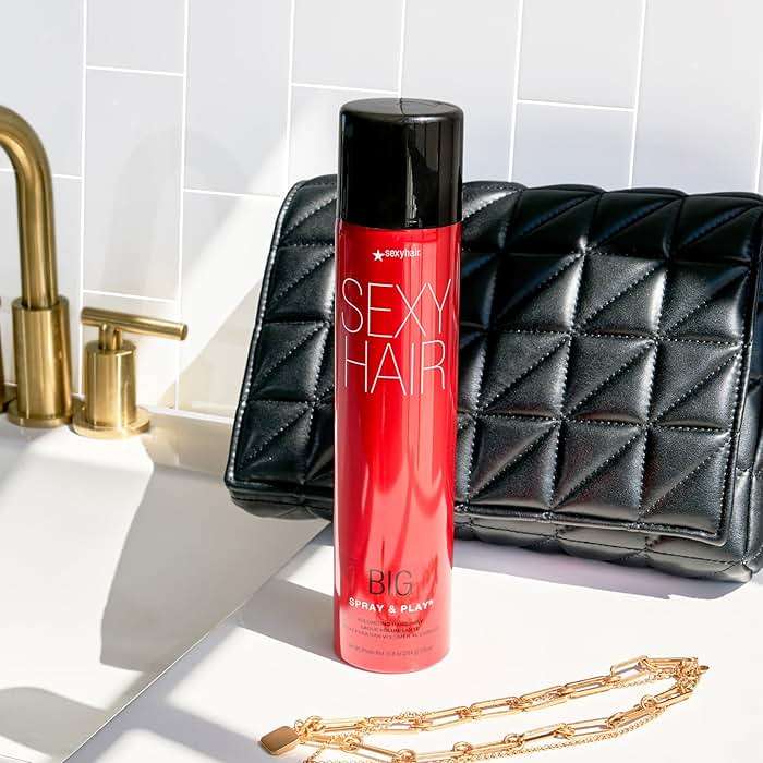 SexyHair Big Spray & Play Volumizing Hairspray | Hold and Shine | Up to 72 Hour Humidity Resistance | All Hair Types - Image 6