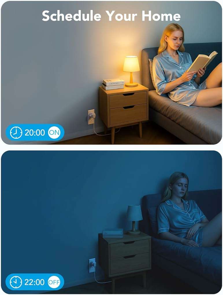 Govee Smart Plug, WiFi Plugs Work with Alexa & Google Assistant, Smart Outlet with Timer & Group Controller, WiFi Outlet for Home, No Hub Required, ETL & FCC Certified, 2.4G WiFi Only, 4 Pack - Image 8