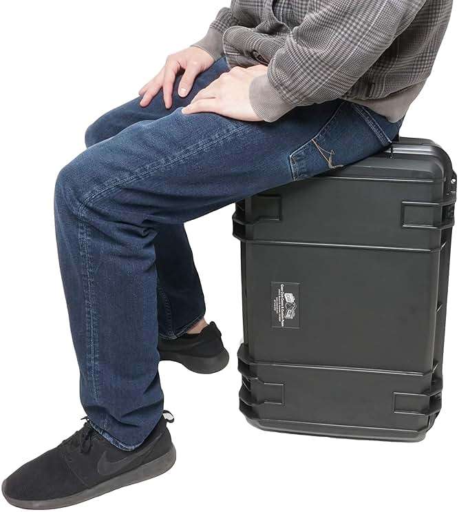 Case Club Gaming Station fits Xbox One X/S. Portable Gaming Station with Built-in 24" 1080p Monitor, Storage for Controllers, Games, and Included Speakers (Xbox & Accessories Not Included) - Image 9