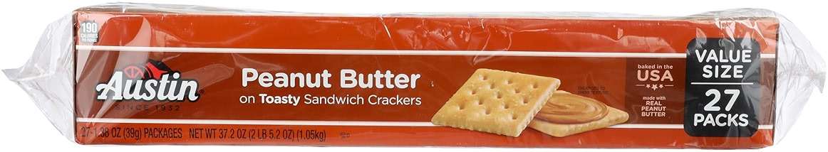 Austin Peanut Butter Crackers on Toasty Crackers 1.38 (27 count) - Image 3