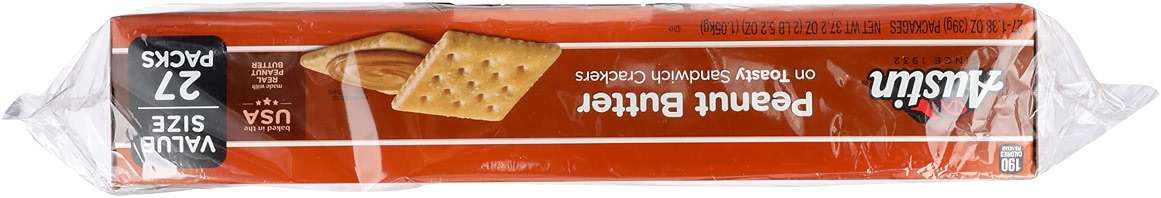 Austin Peanut Butter Crackers on Toasty Crackers 1.38 (27 count) - Image 6