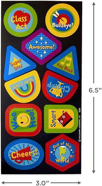 Hallmark Stickers for Kids (Pack of 258 Stickers, 16 Sheets—Mermaids, Rainbows, Hearts, Dogs, Cats, Donuts) - Image 3