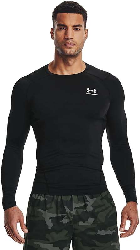 Under Armour Men's HeatGear Compression Long-Sleeve T-Shirt - Image 2