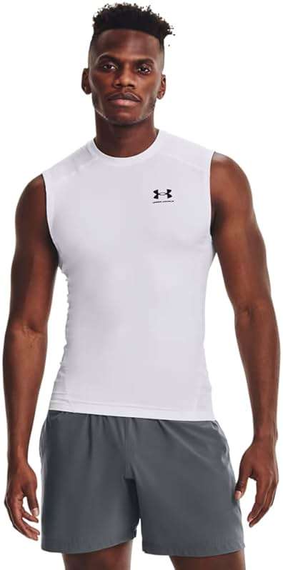 Under Armour Men's HeatGear Compression Sleeveless T-Shirt - Image 1